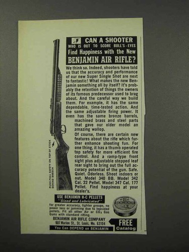 1970 benjamin air rifle - air,